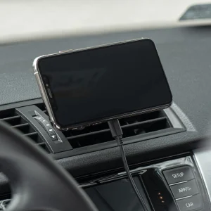 Car holder with wireless charging FORCELL HS2, support MagSafe, 15W, Black 5