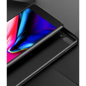 Стъклен гръб Glass за Huawei P40 Lite E/Y7P, Червен- Черен 5