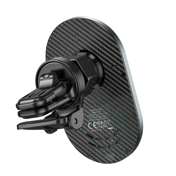 Поставка за кола с безжично зареждане HOCO CA91, support MagSafe charging Magic, Сив 4