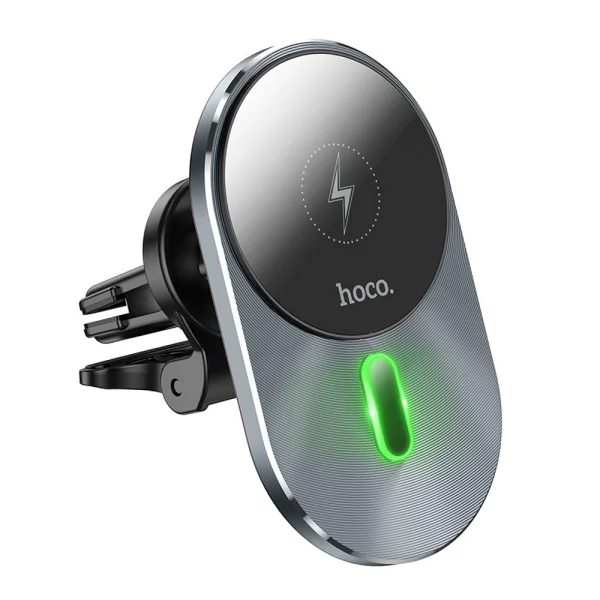 Поставка за кола с безжично зареждане HOCO CA91, support MagSafe charging Magic, Сив 1