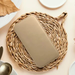 Калъф тефтер Dual Pocket за Samsung Galaxy S23 FE, Златист 4