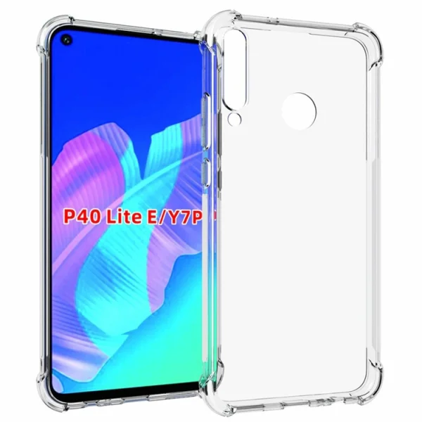 Силиконов калъф Drop-resistant за Huawei P40 lite E / Y7p / Honor 9C, Прозрачен 1