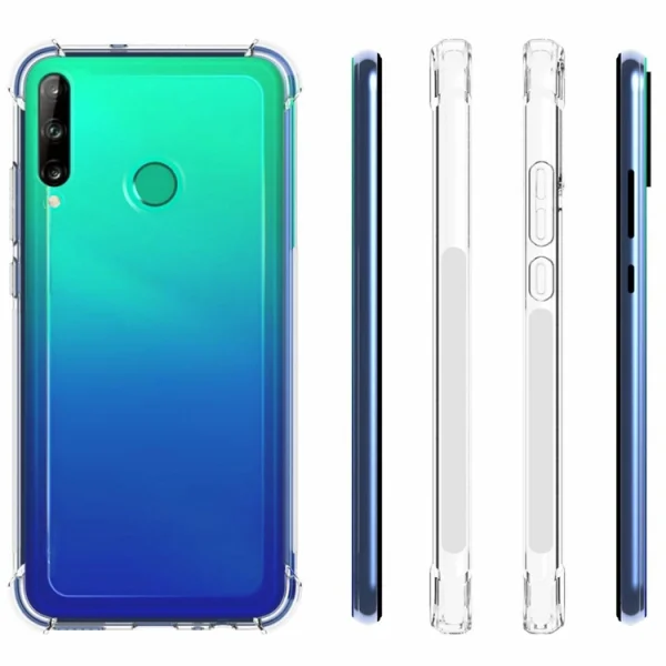 Силиконов калъф Drop-resistant за Huawei P40 lite E / Y7p / Honor 9C, Прозрачен 3