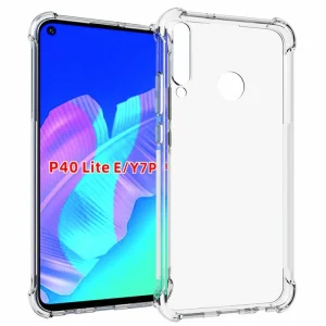 Силиконов калъф Drop-resistant за Huawei P40 lite E / Y7p / Honor 9C, Прозрачен