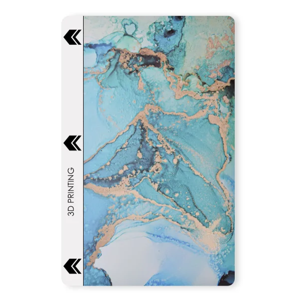 Cut Foil Protector for Phone (Back), Blue Marble 2