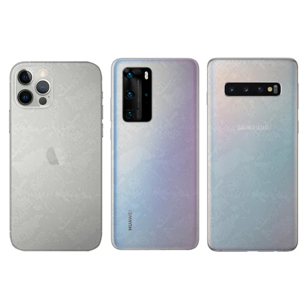 Custom Cut Phone Skin Protector (Back), transparent, snake skin 2 1