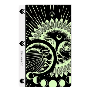 Cut Foil Protector for Phone (Back), phosphorescent, moon and sun 3