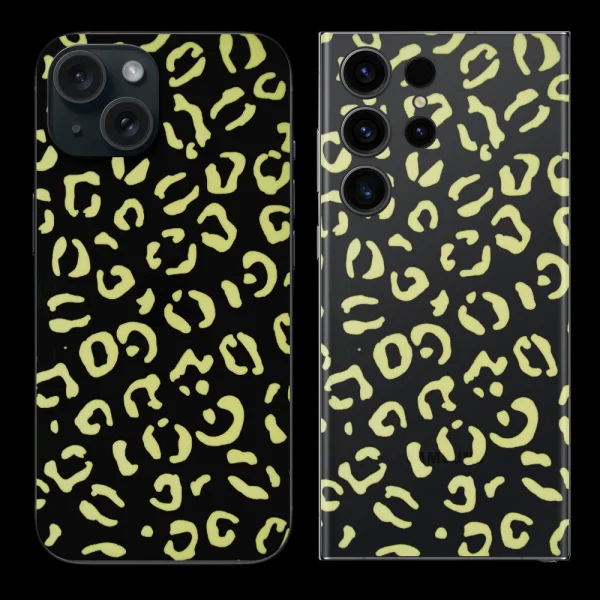 Cut-to-fit Phone Film Protector (Back), phosphorescent, tiger pattern 2