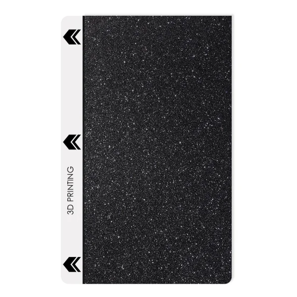 Custom Cut Phone Foil Protector (Back), black glitter 2