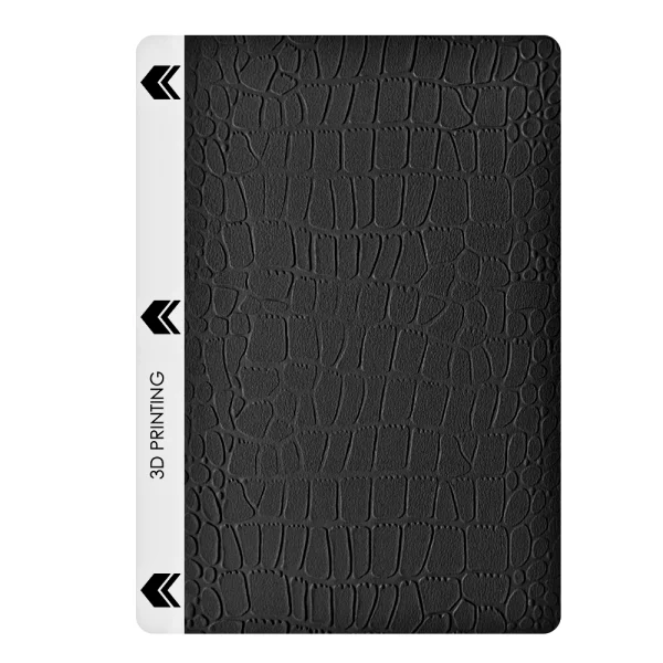 Cut Film Phone Protector (Back), Black Snake Skin 2