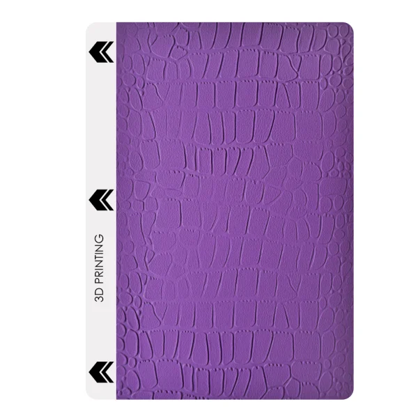 Cut Foil Phone Protector (Back), Purple Snake Skin 2