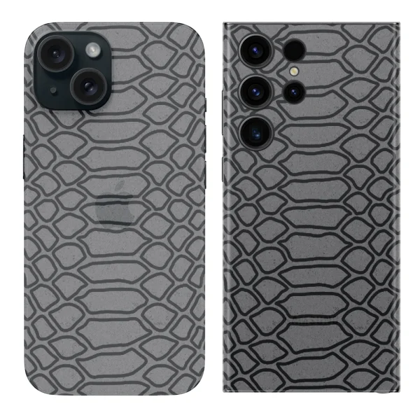 Cut Film Protector for Phone (Back), transparent snake skin 1