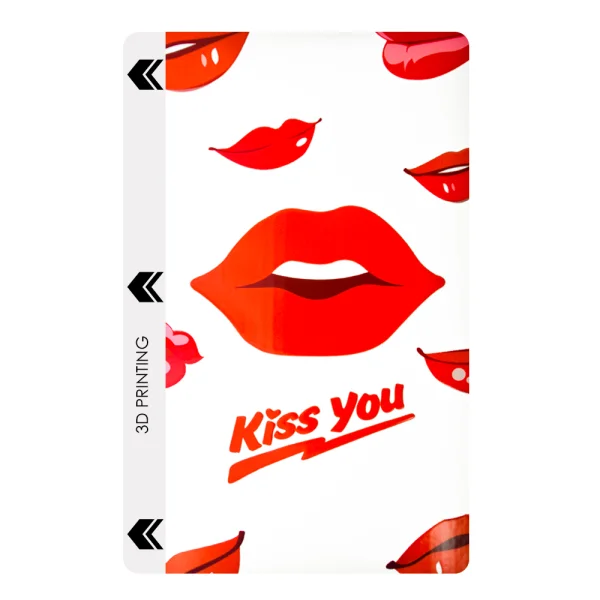 Изрязване Фолио Протектор за телефон (Гръб), 3D Kiss You 2