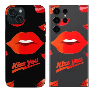 Изрязване Фолио Протектор за телефон (Гръб), 3D Kiss You