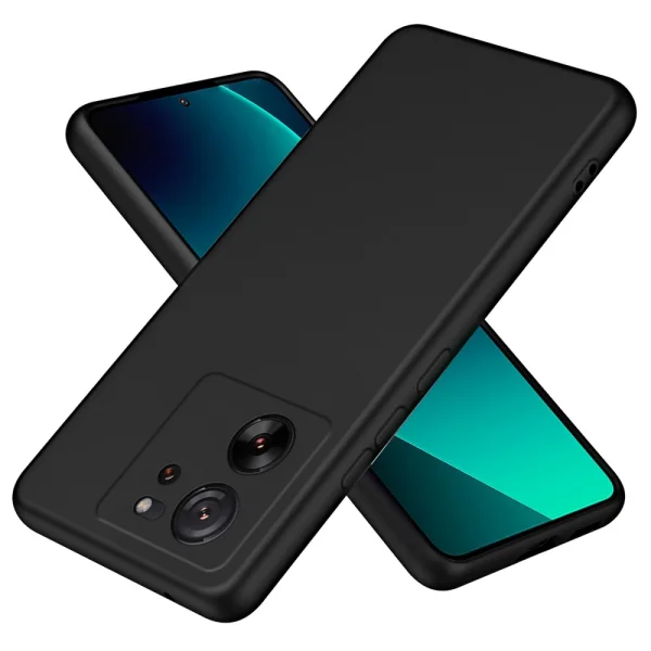 Силиконов калъф LUX за Xiaomi 13T/13T Pro, Черен 1
