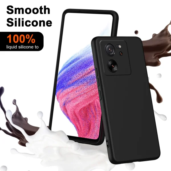Силиконов калъф LUX за Xiaomi 13T/13T Pro, Черен 5