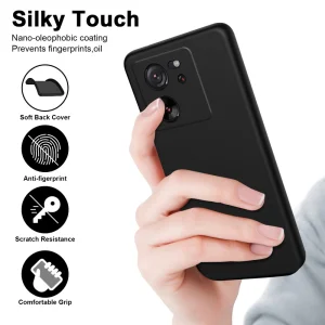 Силиконов калъф LUX за Xiaomi 13T/13T Pro, Черен 6