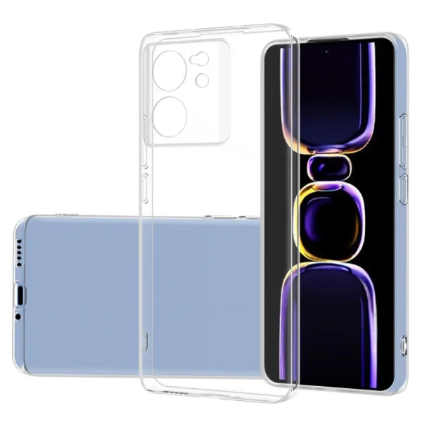 Silicone Case for Xiaomi 13T/13T Pro, Transparent 1