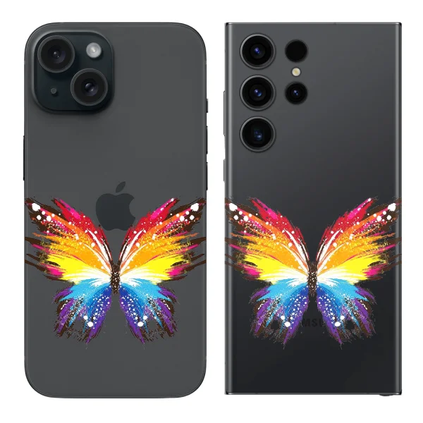 Custom Cut Phone Skin Protector (Back), Butterfly 1
