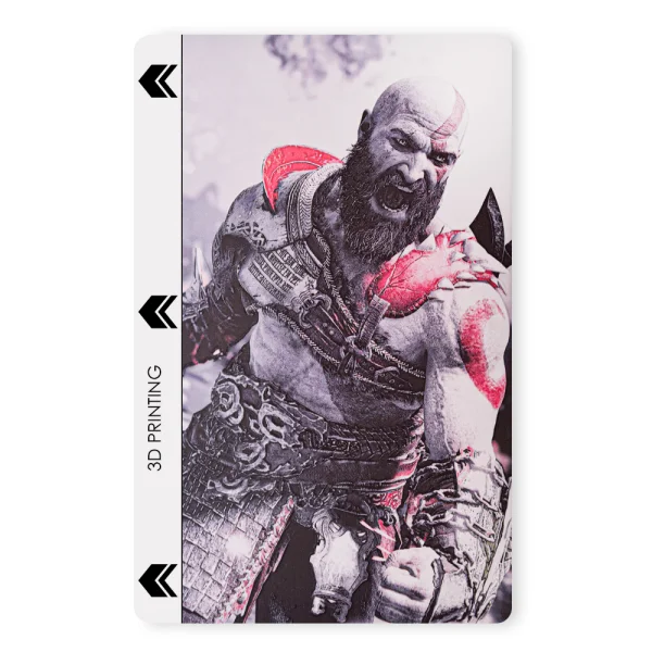 Cut Foil Phone Protector (Back), 3D Kratos 2