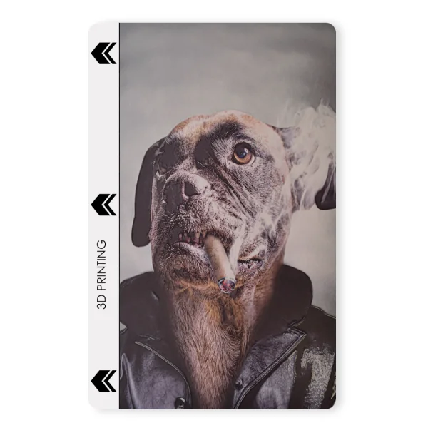 Cut Foil Phone Protector (Back), 3D Dog 2