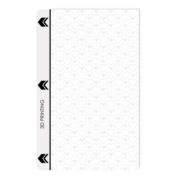 Cut Film Protector for Phone (Back), Transparent Flowers 2