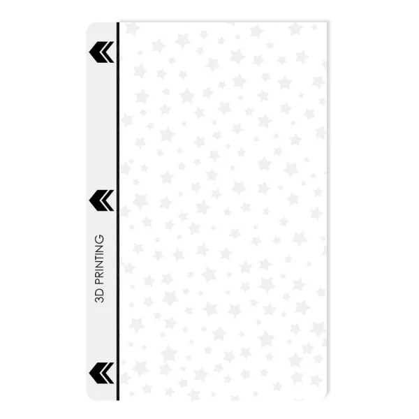 Custom Cut Phone Foil Protector (Back), transparent stars 2