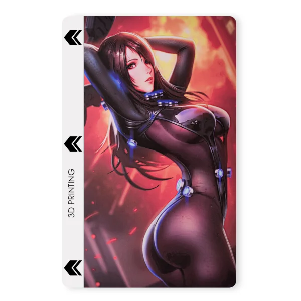 Custom Cut Foil Phone Protector (Back), 3D Reika 2