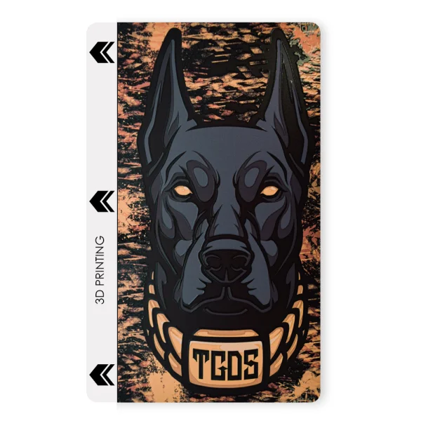 Cut Foil Phone Protector (Back), 3D Dog TGDS 2