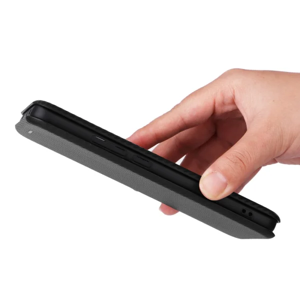 Carbon Book Case for Xiaomi 13T/13T Pro, Black 4