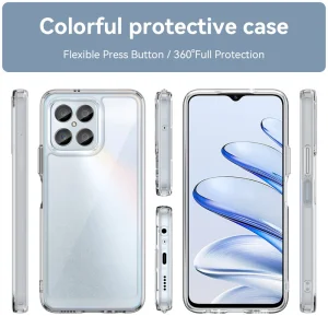 Удароустойчив калъф Acrylic за Honor 70 Lite 5G, Прозрачен 6