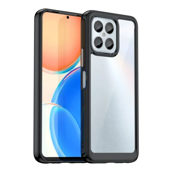 Удароустойчив калъф Acrylic за Honor 70 Lite 5G, Черен 1