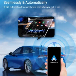 Wireless Carplay Android Auto Adapter CP-79, Blue 4
