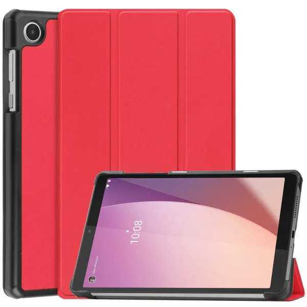 Калъф тефтер GenTab за таблет Lenovo Tab M8 Gen 4, Червен 1