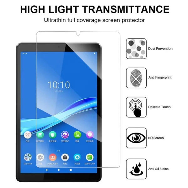 Tempered Glass Protector for Lenovo Tab M8 Gen 4 2