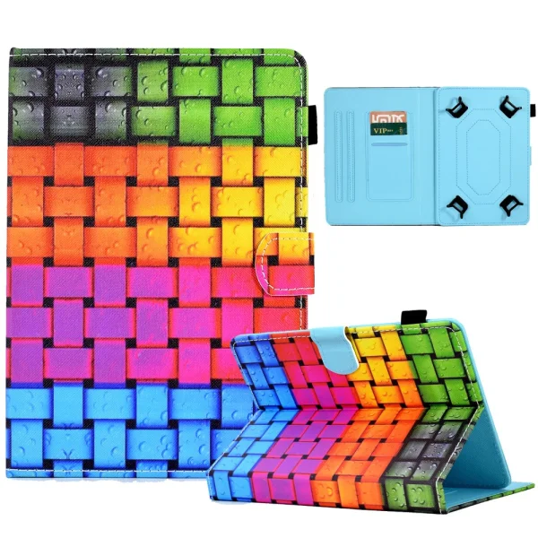 Калъф за Таблет Universal 7.5-8.5 Inch Book, Многоцветен 1