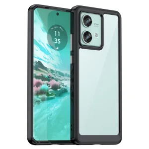 Удароустойчив калъф Acrylic за Motorola Edge 40 Neo 5G, Черен