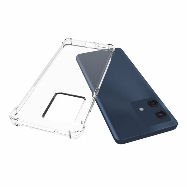 Anti-drop silicone case for Motorola Edge 40 Neo 5G, Transparent 3