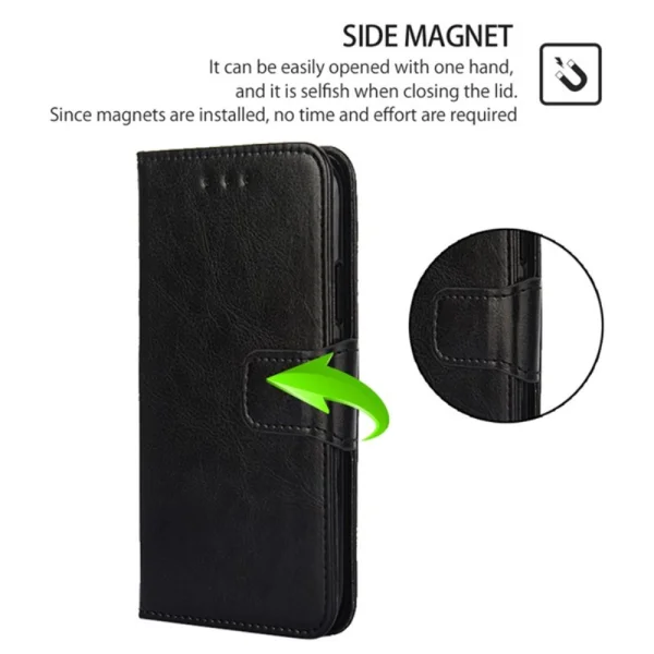 Калъф тефтер Wallet за Motorola Edge 40 Neo 5G, Черен 4