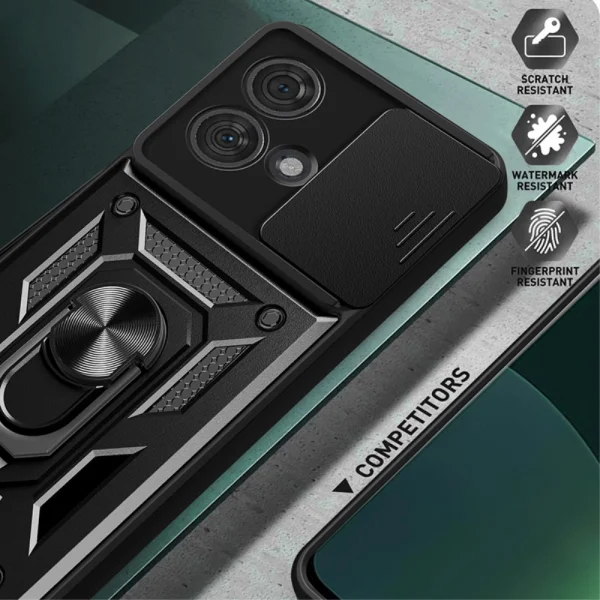 Удароустойчив калъф Slide Camera за Motorola Edge 40 Neo 5G, Черен 3