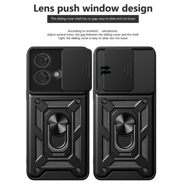 Удароустойчив калъф Slide Camera за Motorola Edge 40 Neo 5G, Черен 4