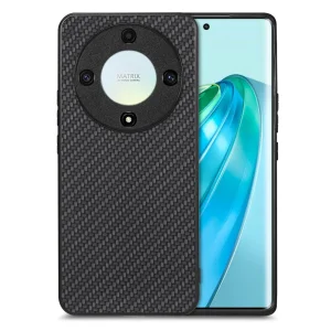 Удароустойчив калъф Carbon Texture за Honor Magic 5 Lite 5G, Черен