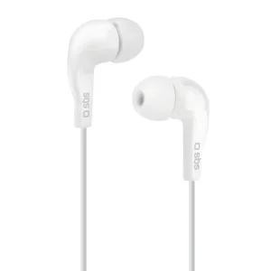Слушалки с микрофон SBS MIX 10, Jack 3.5mm, Бял
