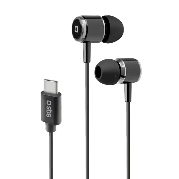 Слушалки с микрофон SBS MIX 100, TYPE-C, Черен 1
