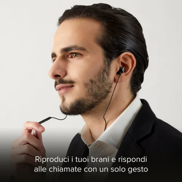 Слушалки с микрофон SBS MIX 100, TYPE-C, Черен 4
