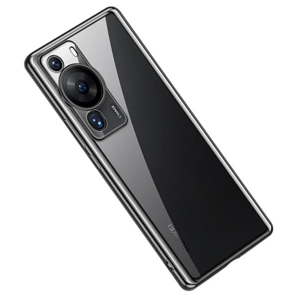 SULADA Silicone Case for Huawei P60/ P60 Pro, black-transparent 4