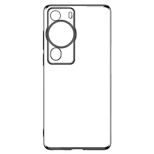 SULADA Silicone Case for Huawei P60/ P60 Pro, black-transparent