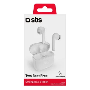 Wireless Headphones SBS BEAT FREE, BLUETOOTH TWS, White 3