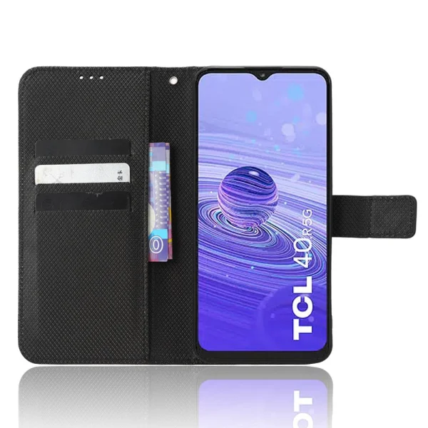 Smart Book case for TCL 40R, Black 2