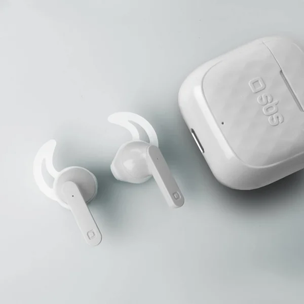 Слушалки с микрофон SBS AIR FREE, BLUETOOTH TWS, Бял 4